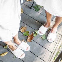 Hoogwaardige hygiënische spa slippers met open neus