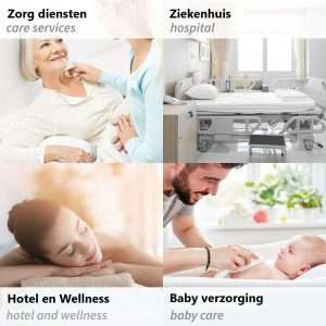 Wegwerp washandjes droog hotel en wellness