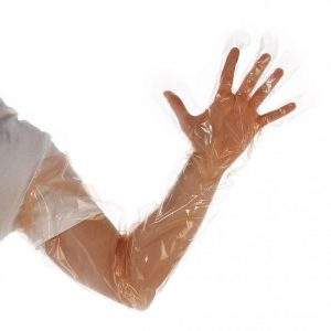Hygostar veterinaire handschoenen plastic lang