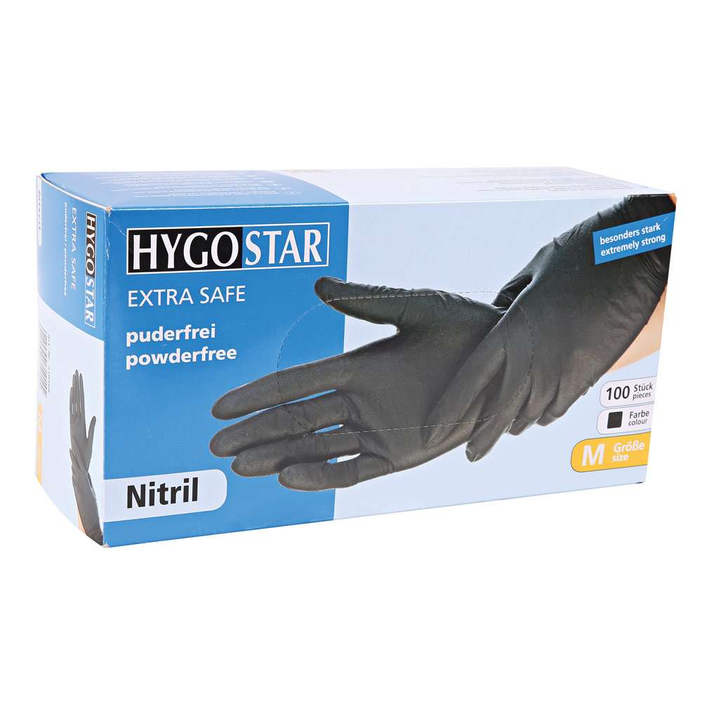 vraag naar creatief Geld rubber Nitril handschoenen zwart Extra Safe - 2WINS - Disposables