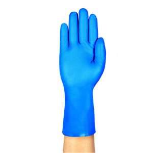 Ansell nitril handschoenen blauw AlphaTec® achteraanzicht