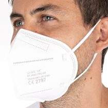 FFP2 mondkapjes Opvouwbaar masker, verticaal gevouwen
