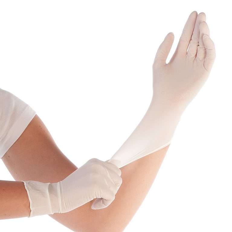 Hygostar synthetische handschoenen wit Elastic - goedkoopste pedicurehandschoenen