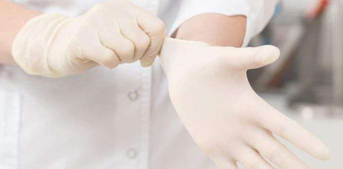 Hygostar latex handschoenen wit Skin gepoederd praktijk witte medische wegwerphandschoenen categorieën uitleg