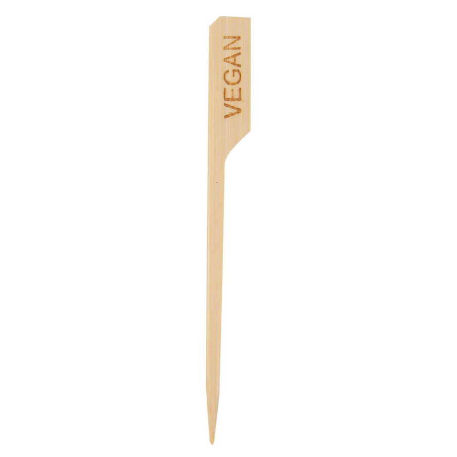 NatureStar Foodmarker houten spiesjes Vegan