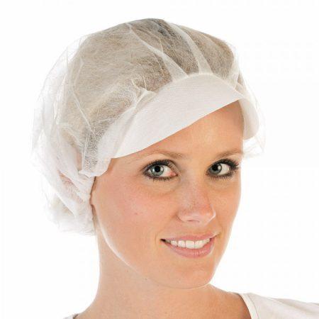 Baret haarnet met klep