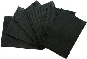 Dental Towels zwart Patiëntenservetten 125 stuks