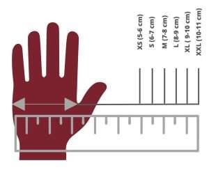 maat handschoenen bepalen