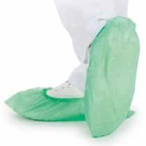 Groene wegwerp overschoenen 100 stuks