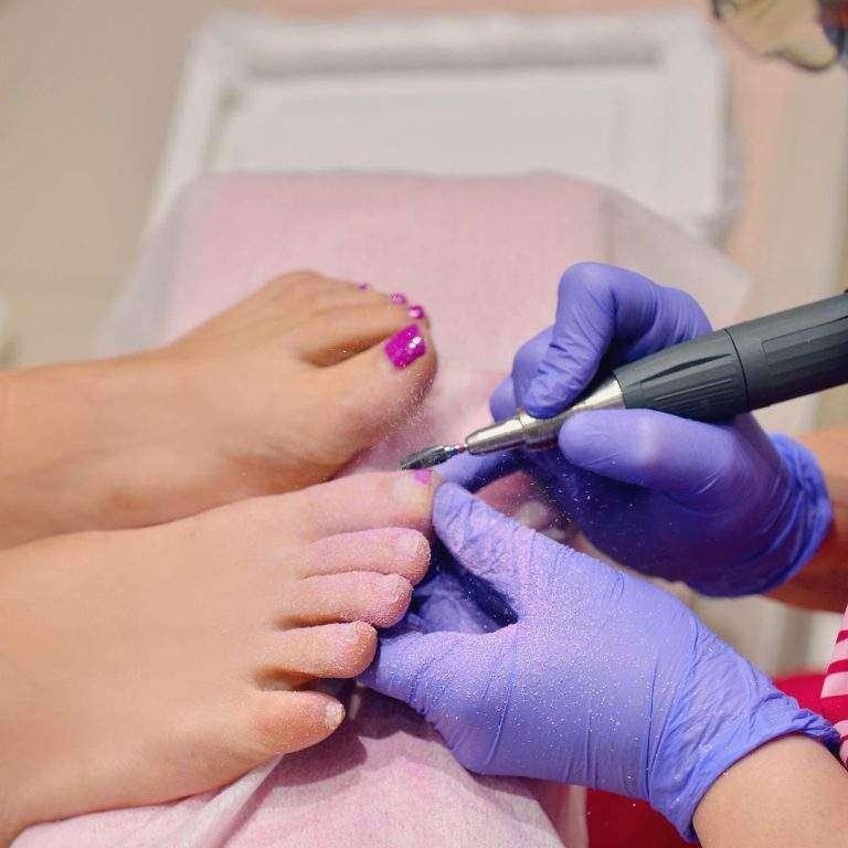 Handschoenen pedicure
