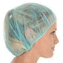 Wegwerphaarnetjes groen baret 60 cm zijkant