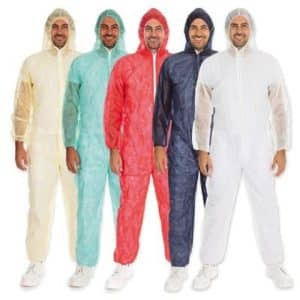 Wegwerpoverall goedkoop met advies. Koop beste kledingbescherming schilderspak in de maten: M L XL XXL XXXL veilig voordelig laagste prijs - overalls