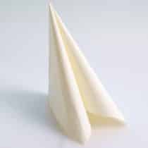 Crème kleurige servetten catering kinderopvang
