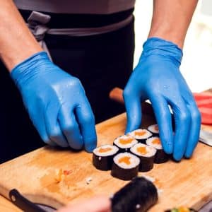 Latex handschoenen 100 stuks - gepoederd en poedervrij - verkrijgbaar in XS - S - M - L - XL en XXL