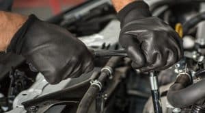 Latex werkhandschoenen met uitstekende grip en optimale pasvorm, werkhandschoenen met elastische latexcoating, waterafstotend- ideaal voor ieder transport, vervoer of autobedrijf
