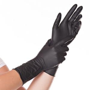 Nitril handschoen zwart voor restaurant - kapper- automotive tattooshop of PMU