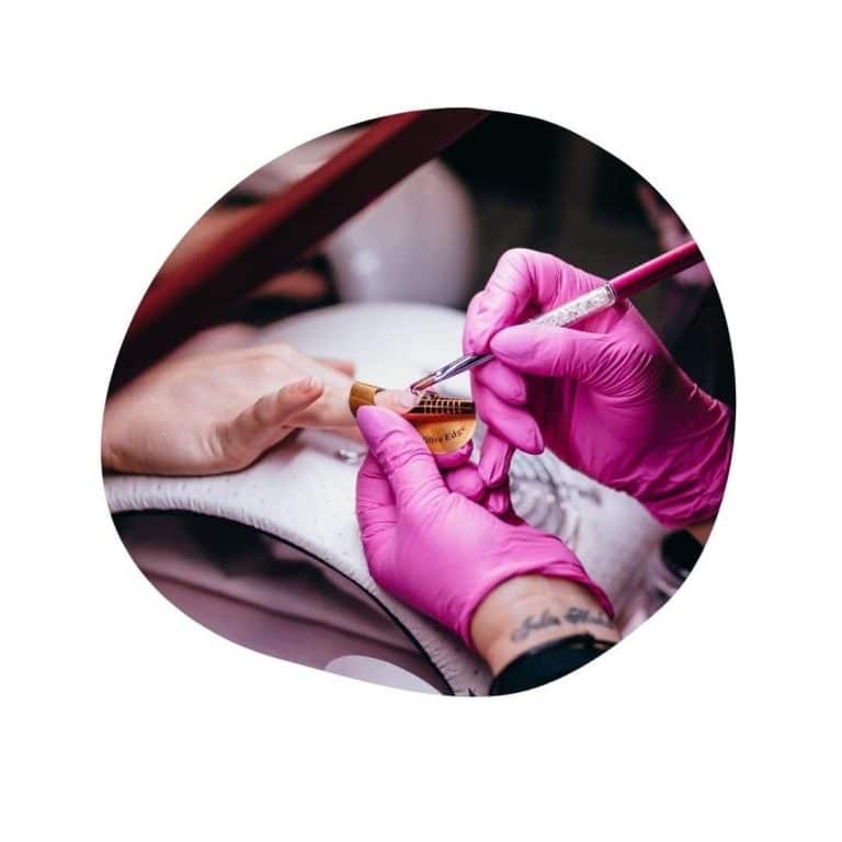 Handschoenen nagelstylist