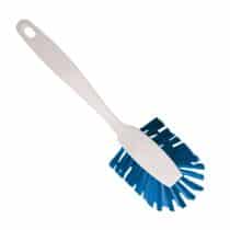 Blauwe afwasborstel