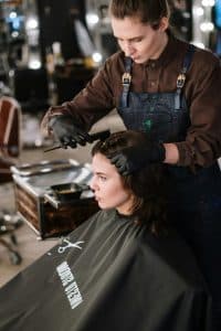 haarverzorging knippen verf inkt