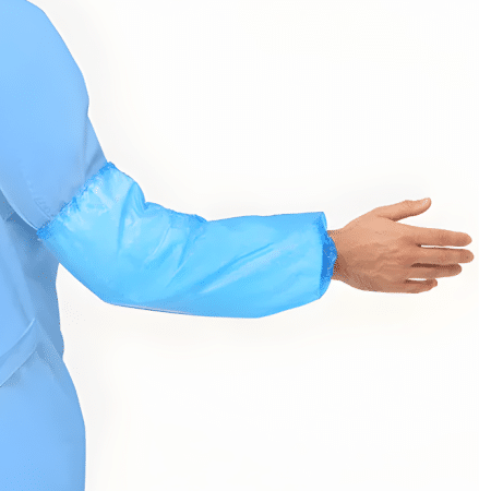 Mouwhoezen per 100 st. 20 my blauw