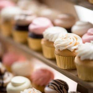 Papieren cupcakes vormpjes