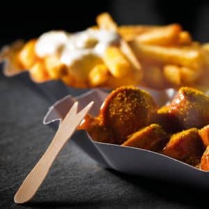 Houten frietvorkjes ideaal voor iedere snackbar