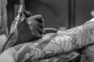 Handschoenen voor tattoo-artiesten
