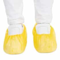 Wegwerp overschoenen geel