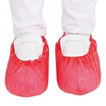 Wegwerp overschoenen rood