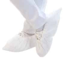 Wegwerp overschoenen wit
