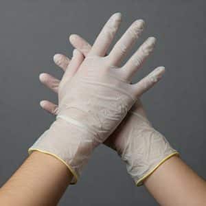 Plastic handschoenen (2)
