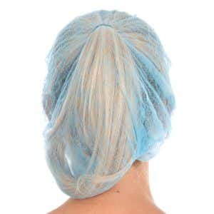 Haarnetje voor lang haar – ruim en ademend netje dat het volledige kapsel omsluit voor hygiënisch gebruik in professionele omgevingen.
