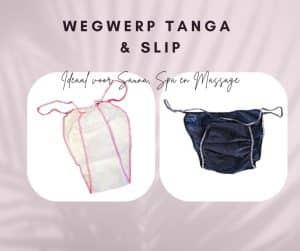 Wegwerp tanga slip voor mannen en vrouwen, hygiënisch, comfortabel en ademend, ideaal voor sauna, spa, massage of vakantie, disposable en eenmalig gebruik