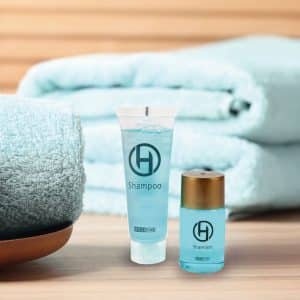 horeca shampoo in bulk of gastensets voor hotel, B&B en wellness