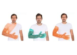 Poedervrije lange veterinaire handschoen voor dierenartsen, flexibel en hygiënisch bij diergeneeskundig gebruik