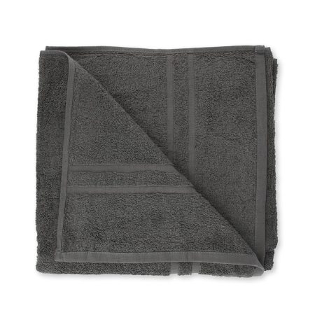 Grijze hotelhanddoek set van 3 stuks